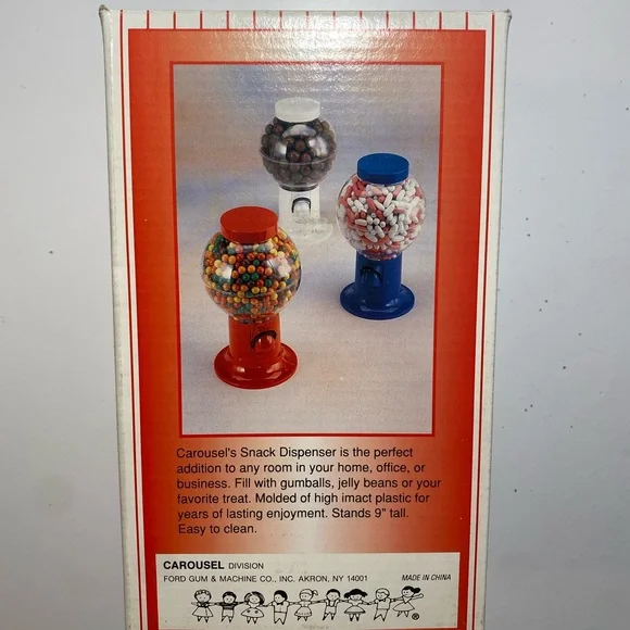 Carousel Blue Snack Dispenser In Original Box